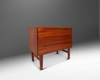 Danish Modern Three-Drawer Dresser in Teak by Nils Jonsson for Torring Møbelfabrik Produced by HJN Mobler, Denmark, c. 1960's