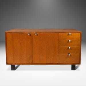 Mid-Century Modern Credenza / Cabinet in Oak by George Nelson for Herman Miller, USA, c. 1950&#39;s
