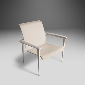 Flight Sling Stacking Lounge Chair w/ Ottoman by Brown Jordan, USA, c. 2011 image 7