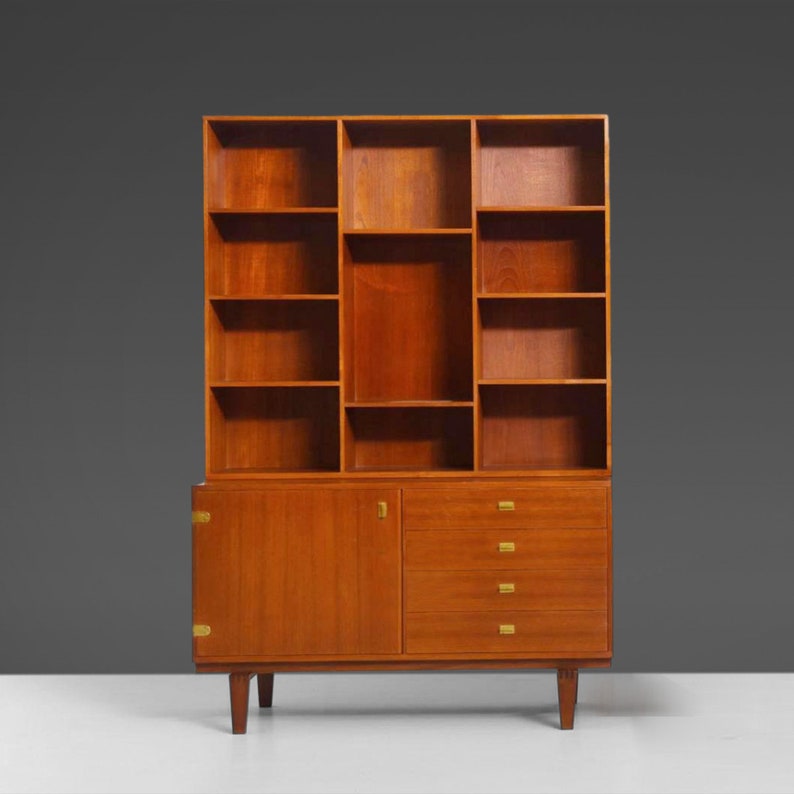 A Pair of Peter Lovig Nielsen for Dansk Designs Wall Unit / Room Dividers / Bookcases, c. 1950s image 2