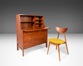 Rare Danish Modern Secretary Desk by Vitré in Teak, c. 1970s