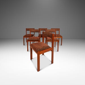 Set of Six ( 6 ) Danish Mid-Century Modern Dining Chairs in Solid Teak by Findahl Møbler, Denmark, c. 1970s