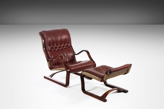 Bentwood armchair with ottoman sales