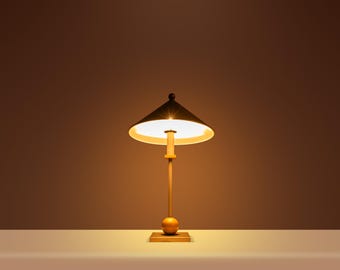 Postmodern Memphis Style Table Lamp by George Kovacs for Sonneman, USA, c. 1990s