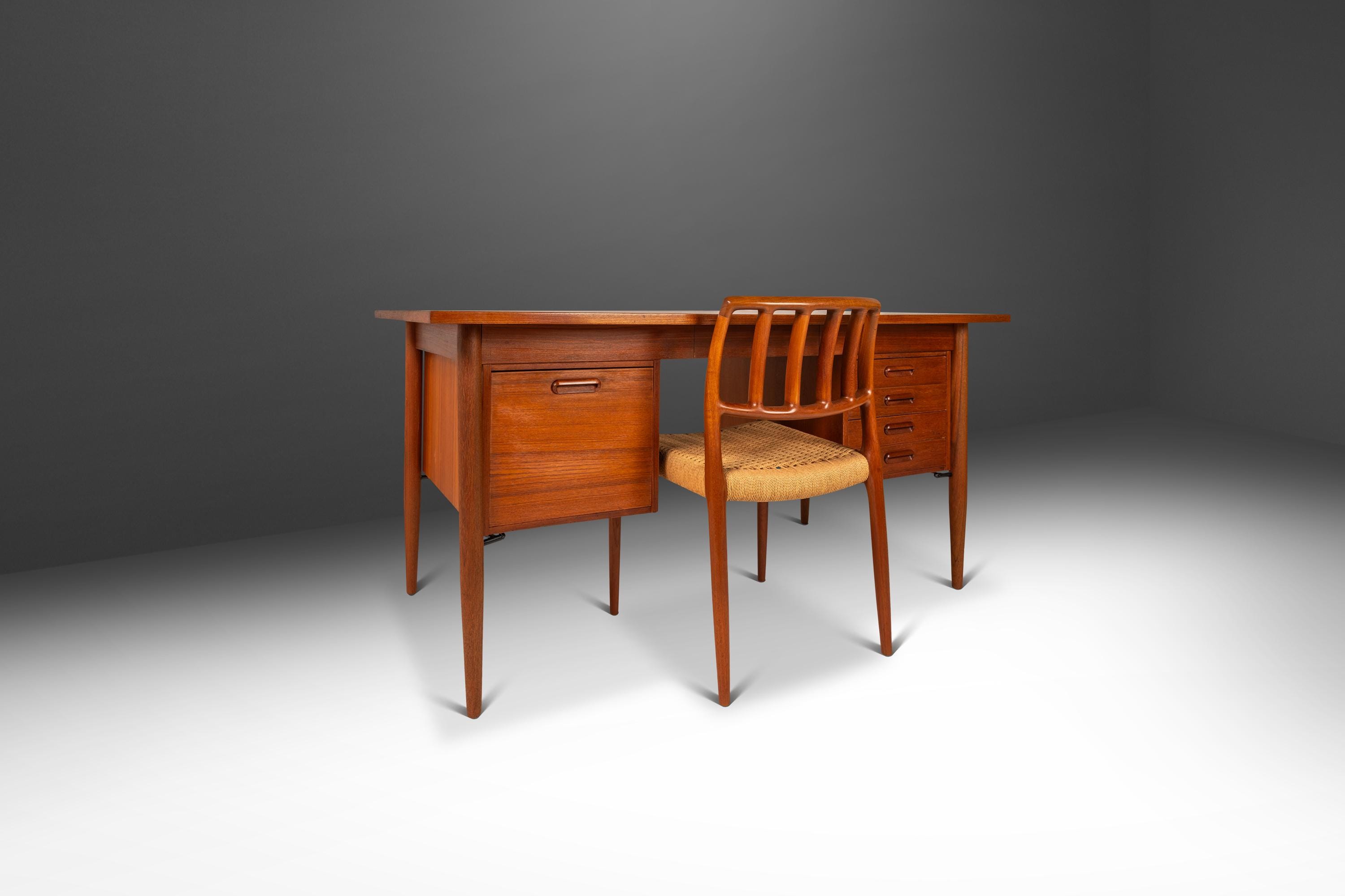 Writing Desk Teak Danish 1960s - Etsy