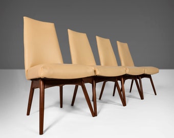 Set of Four ( 4 ) Adrian Pearsall Model 1613-C Dining Chairs for Craft Associates, c. 1960s