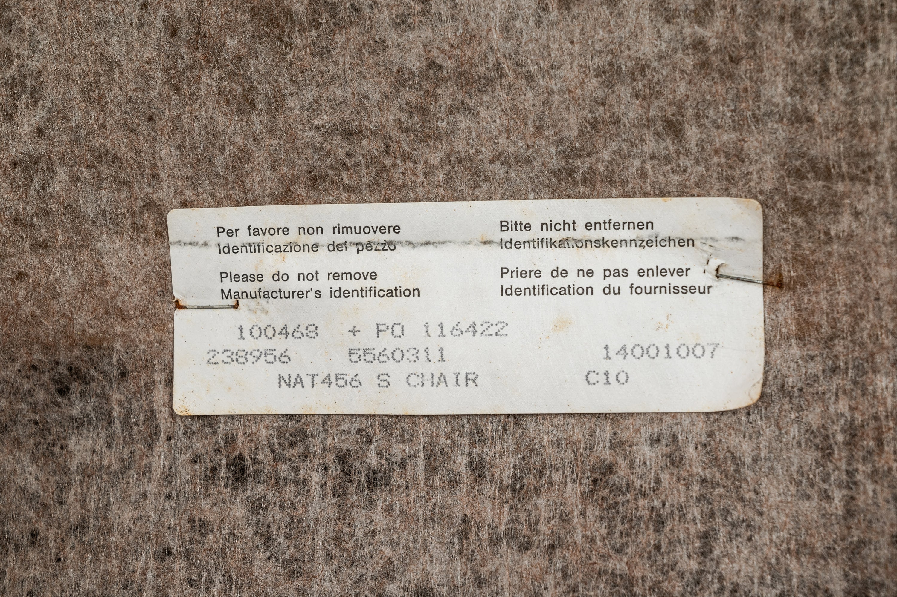 サーチ品 Post Modern Lounge Chair in Orignal Leather by Natuzzi Attributed