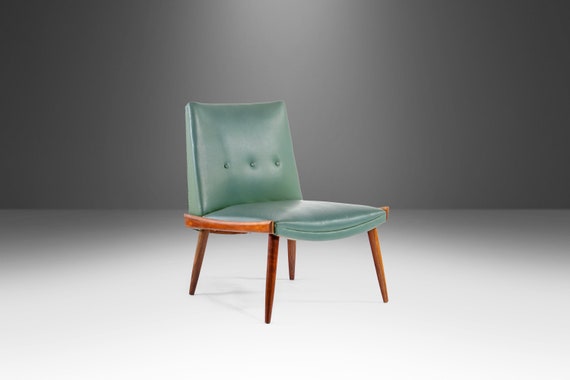 Green slipper chair deals