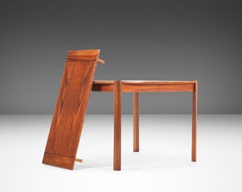 Unique Danish Modern Extension Dining Table in Teak, Denmark, c. 1960's