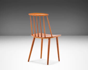 Model J 77 'Farmhouse' Chair in Teak by Folke Palsson for FDB Møbelfabrik, Denmark, c. 1960's