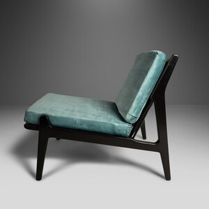 Set of Two 2 Rare Lounge Chairs by Ib Kofod Larsen for Selig, Denmark, c. 1950's image 2