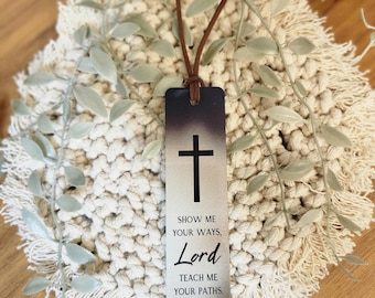 Personalized Religious Bookmark: Christian Gift with Scripture Verse