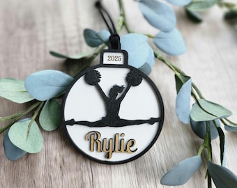 Personalized Cheerleader Ornament | Custom Name, Team Gift