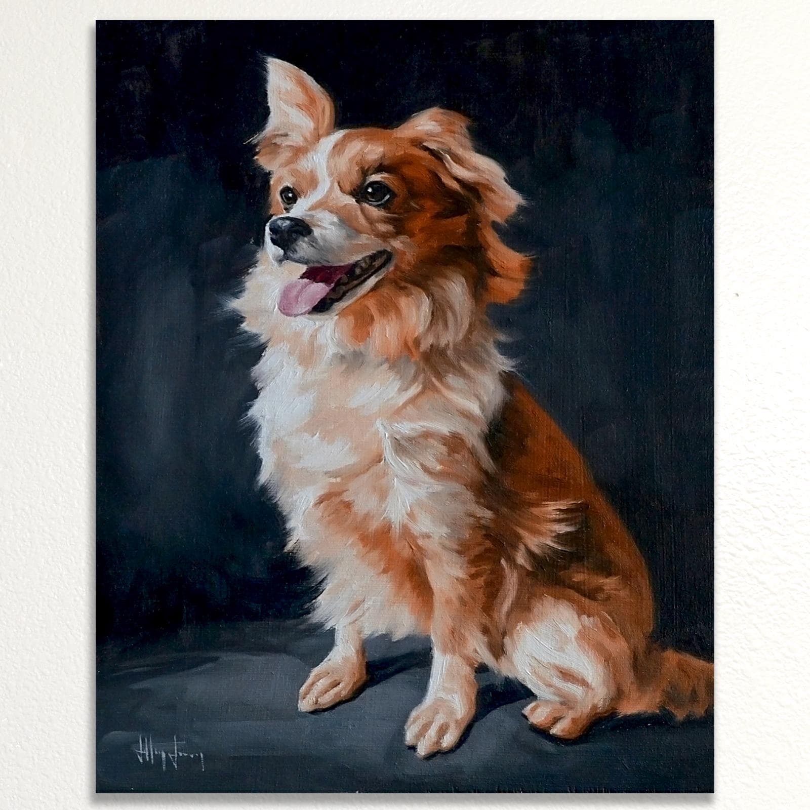 Pet Portrait Oil Painting - Original Oil Painting Of Your Pet- Pet Oil Painting - Dog Portrait Painting - Cat Portrait Painting