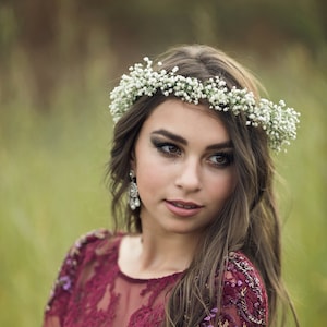 Dried Baby's Breath Crown