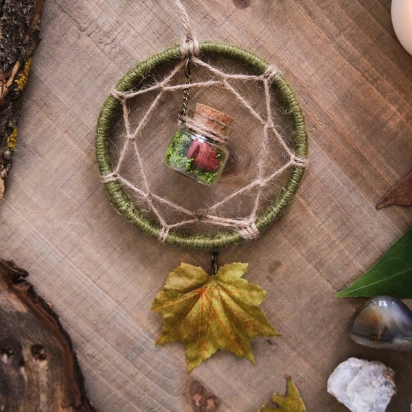 Small Dream Catcher Forest Wall Hanging