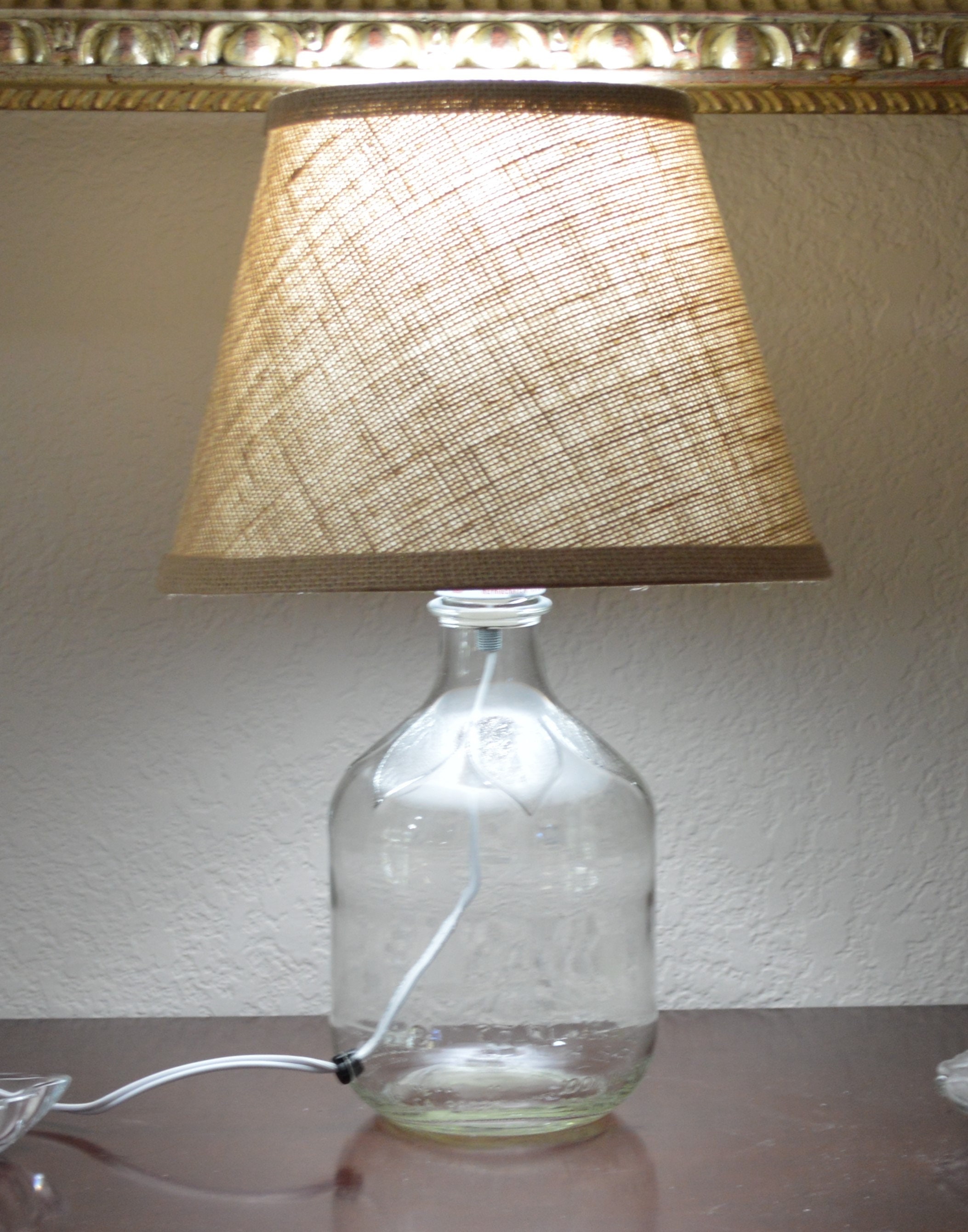 Acrylic fillable lamp deals