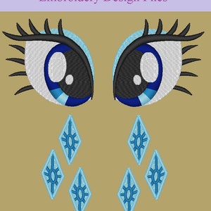 MLP:FiM Rarity Eye and Cutie Mark PES set