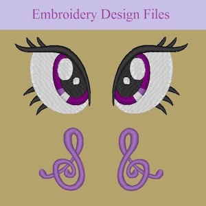 MLP:FiM Octavia Eye and Cutie Mark PES set
