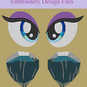 MLP:FiM Maud Pie Eye and Cutie Mark PES set