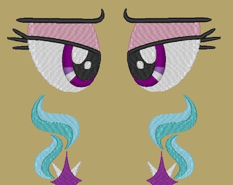 Conjunto MLP:FiM Starlight luz tenue ojo y Cutie Mark PES