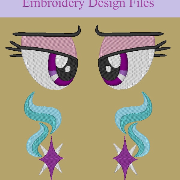 MLP:FiM Starlight Glimmer Eye and Cutie Mark PES set