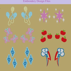 MLP:FiM Mane Six Cutie Mark PES pack