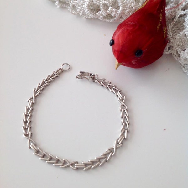 sterling silver spike bracelet, sterling silver bracelet, valentine day, for her, gift for her, valentine bracelet.