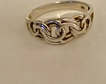 Gorgeous Sterling silver Swedish Bismarck ring