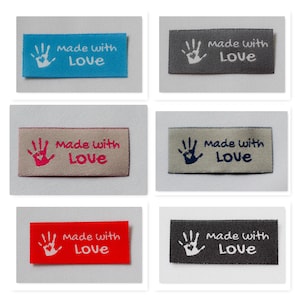 10 hand gemaakt met liefde labels