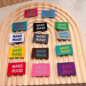 10 Handmade with Love Labels WebeLabel 15 colours to choose