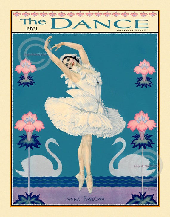 art deco anna pavlowa