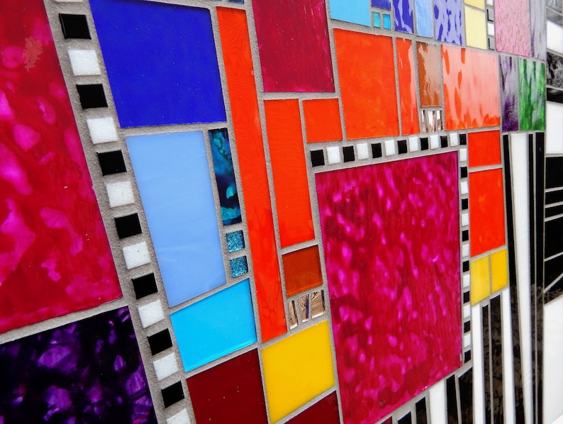 Mosaic Wall Art out of THE Box Stained Glass Etsy
