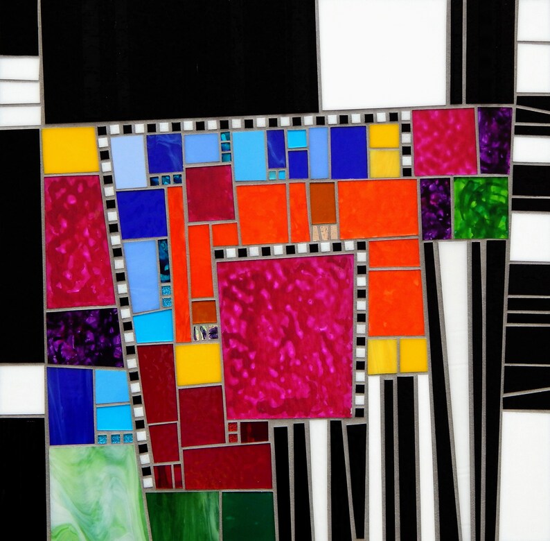Mosaic Wall Art out of THE Box Stained Glass Etsy