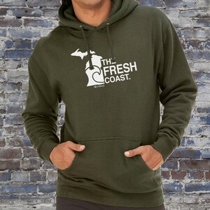 a &quot;Michigan Fresh Coast&quot; Men&#39;s Hoodie