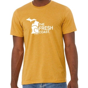 a &quot;Michigan Fresh Coast&quot; Men&#39;s Crew T-Shirt