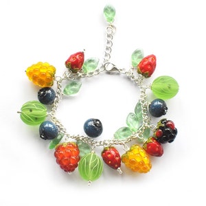 Summer berry mix bracelet MTO