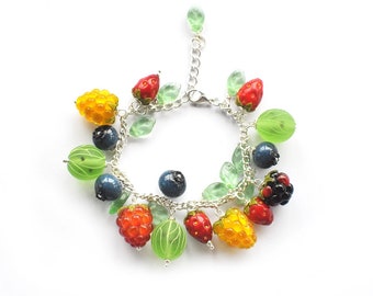 Summer berry mix bracelet MTO