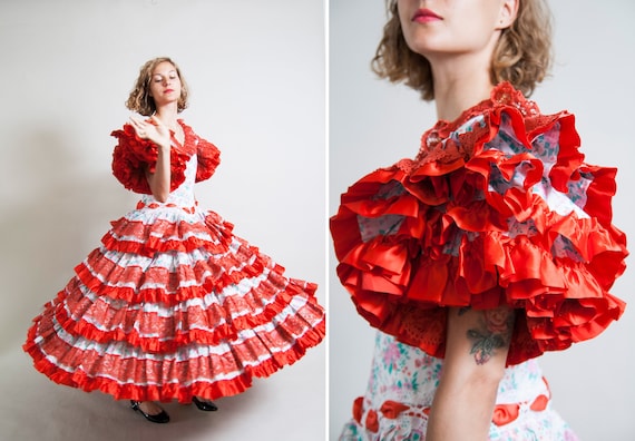 big red quinceanera dresses