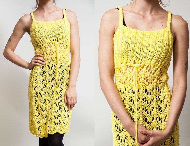 crochet see through dress