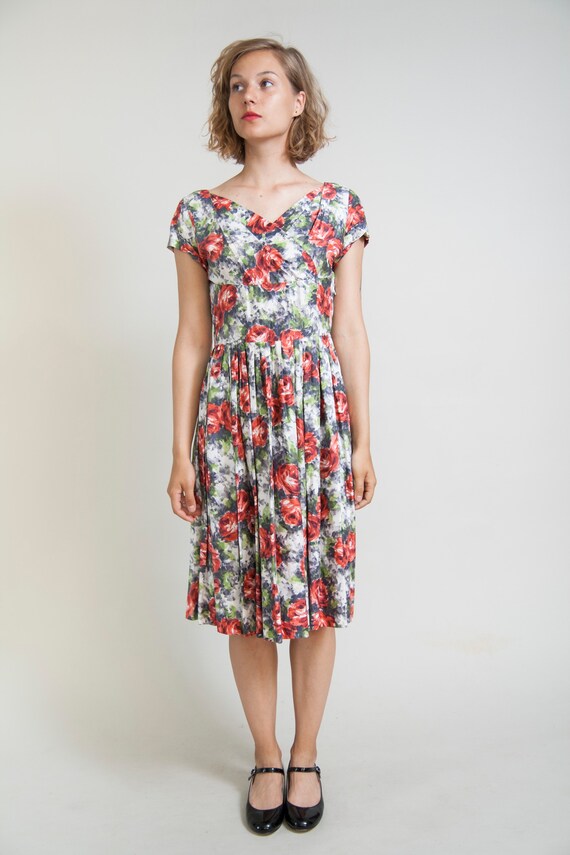midi pleated skirt dress