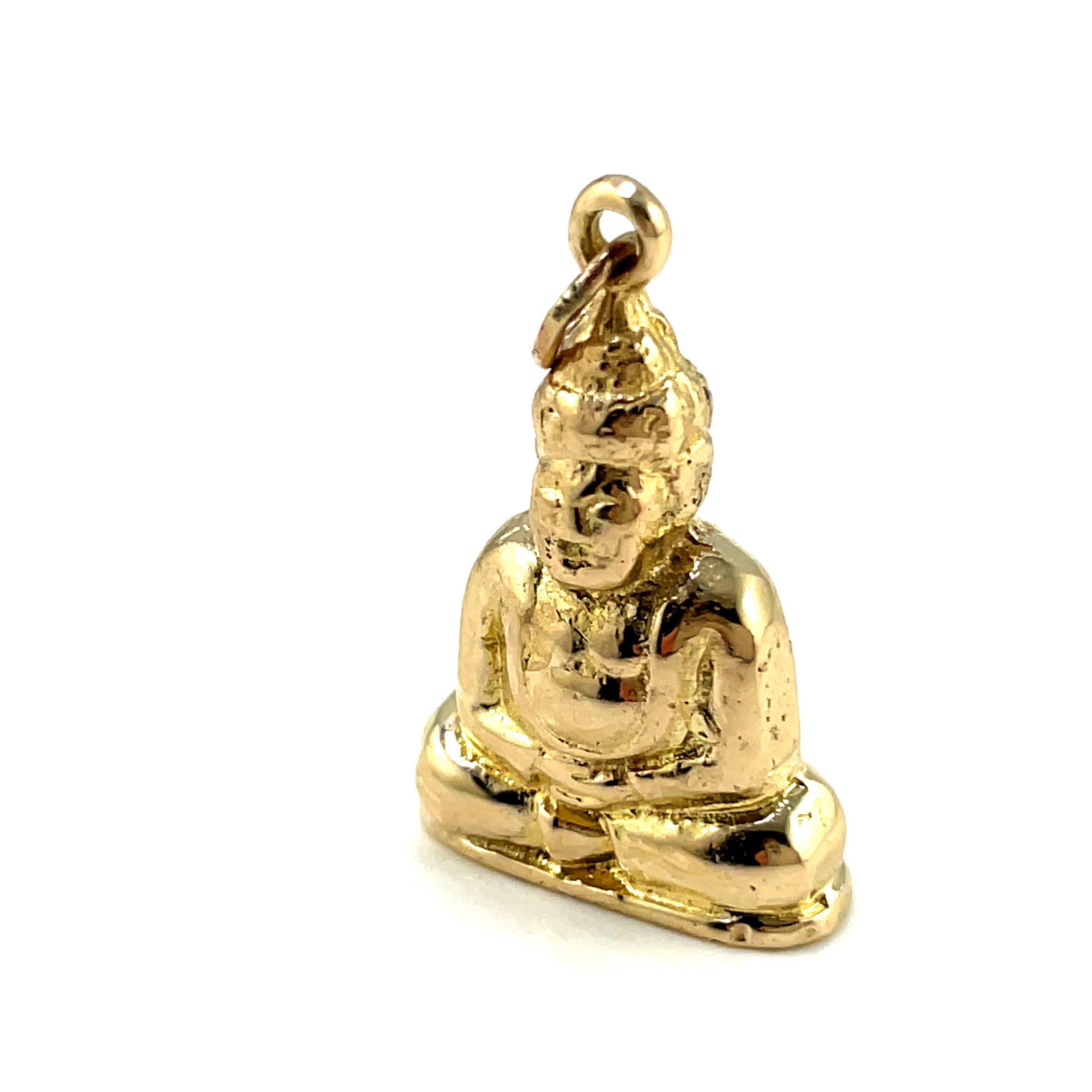 9ct gold buddha best sale pendant