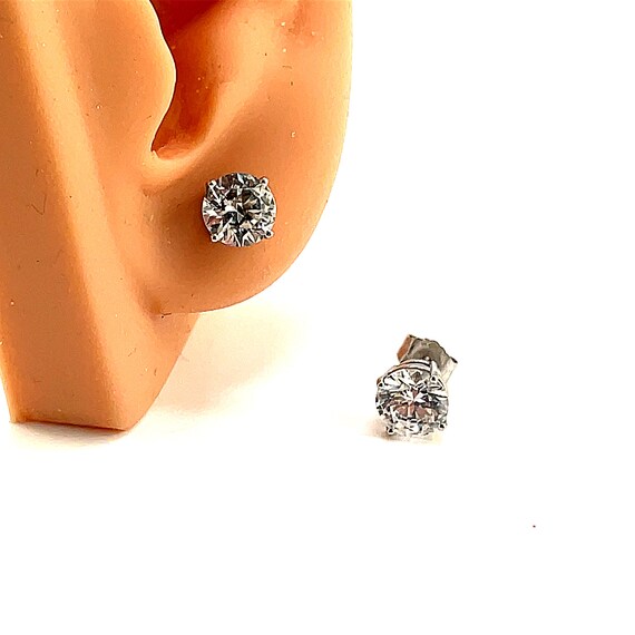 thumbnail image 2 of SVC-JEWELS 14k Gold Over Sterling Silver Men's Wedding Band - Princess Cut Created Blue Sapphire & Diamond Anniversary Ring 2 of 9