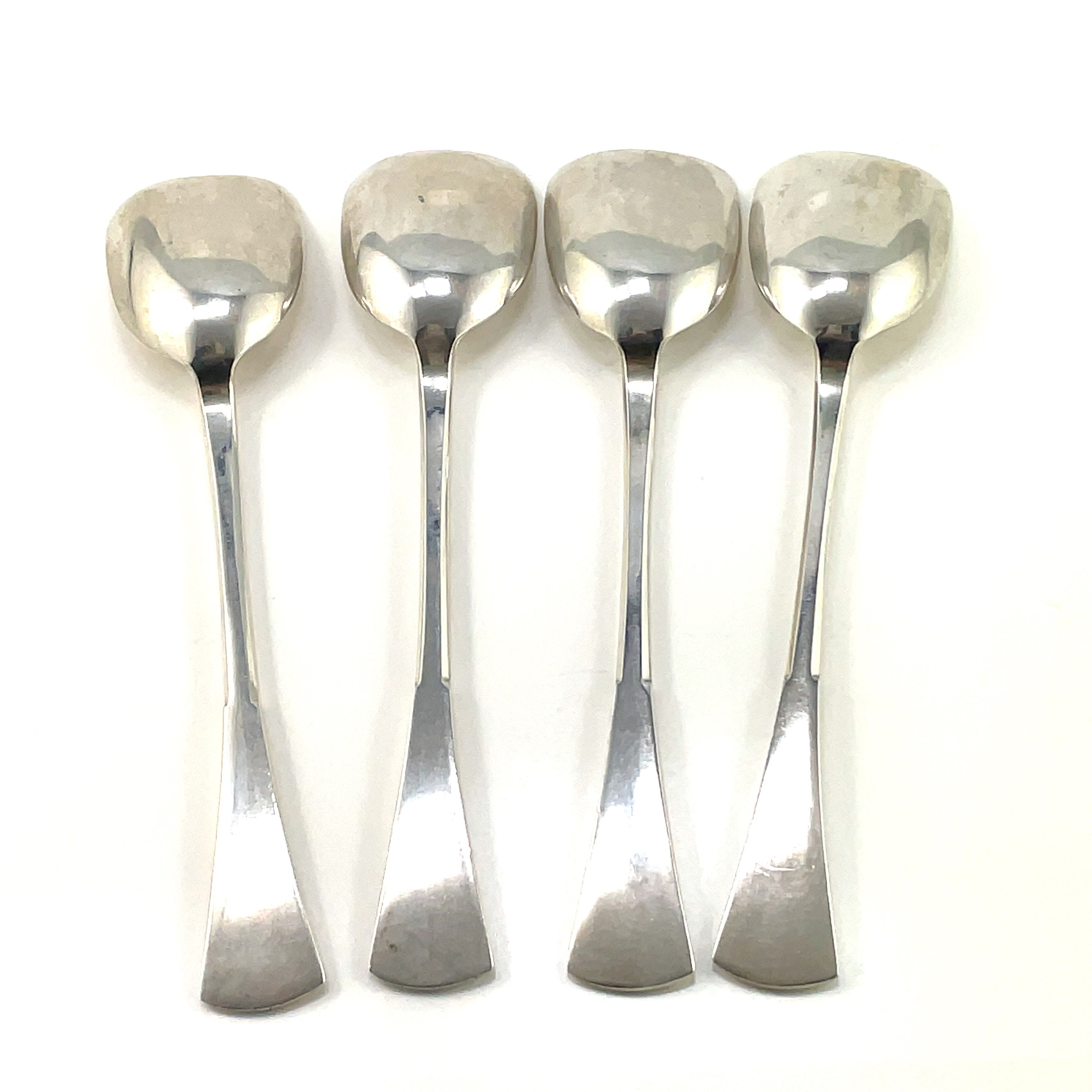 Estate 12 Silver Ice Cream Spoons, Set of 12 Victorian Spoons,  Hungarian/austrian Diana Head Hallmark, 800 Silver 
