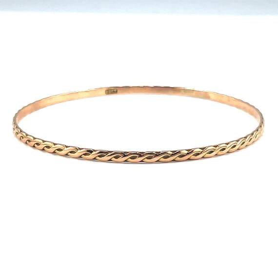 12 Karat Solid Gold Bangle Pair Available Buy One or Both 2.6