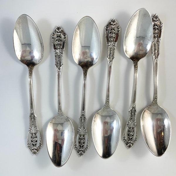 Wallace Rose Point Sterling Silver Flatware Etsy