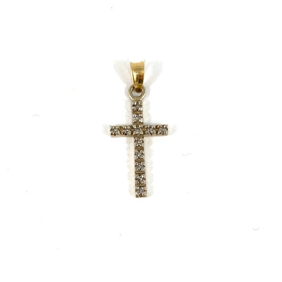 10K Diamond Cross Pendant 10 Karat 