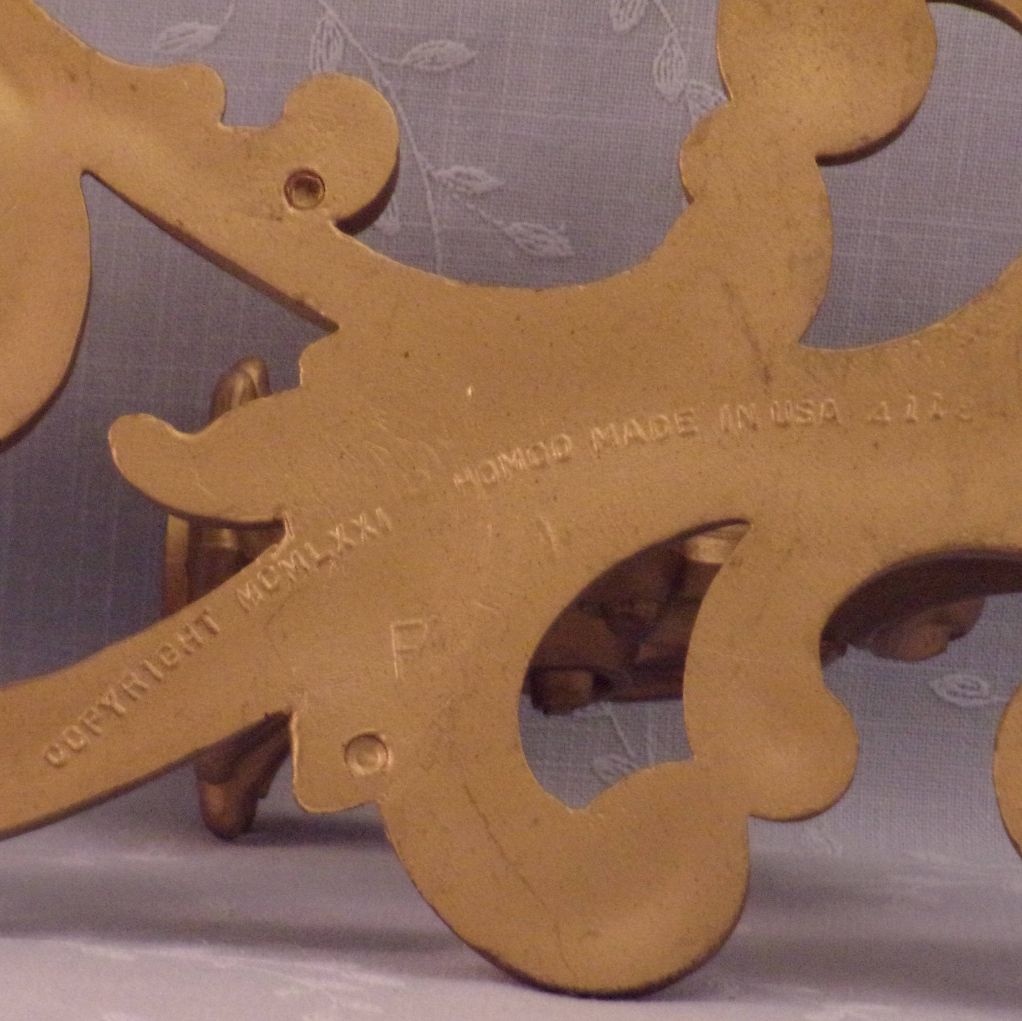 2 Vintage 1971 Homco Candle Holders. 4118 Set w Original Paint. qLfb