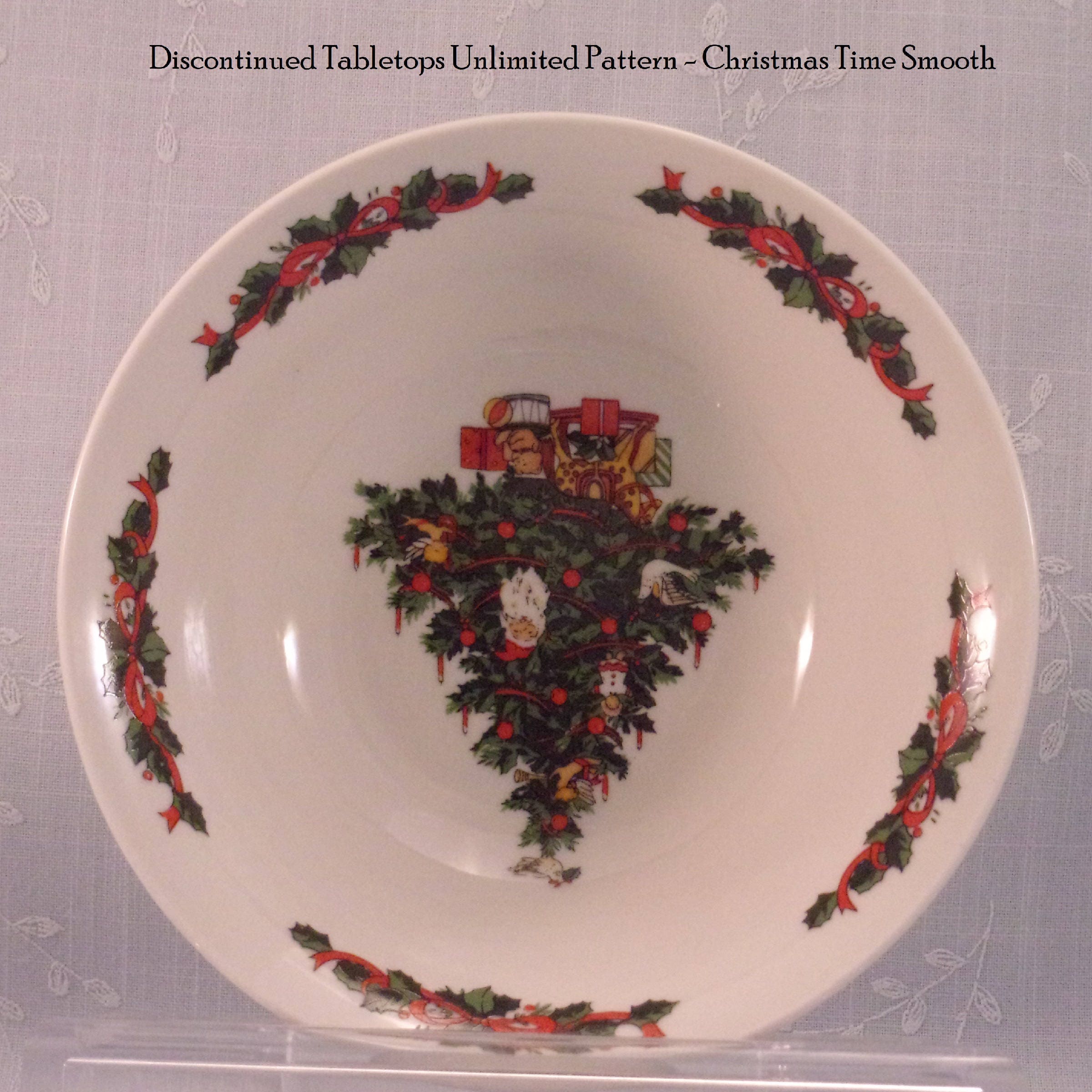 Vintage Tabletops Unlimited Christmas Time Collection Smooth Cereal