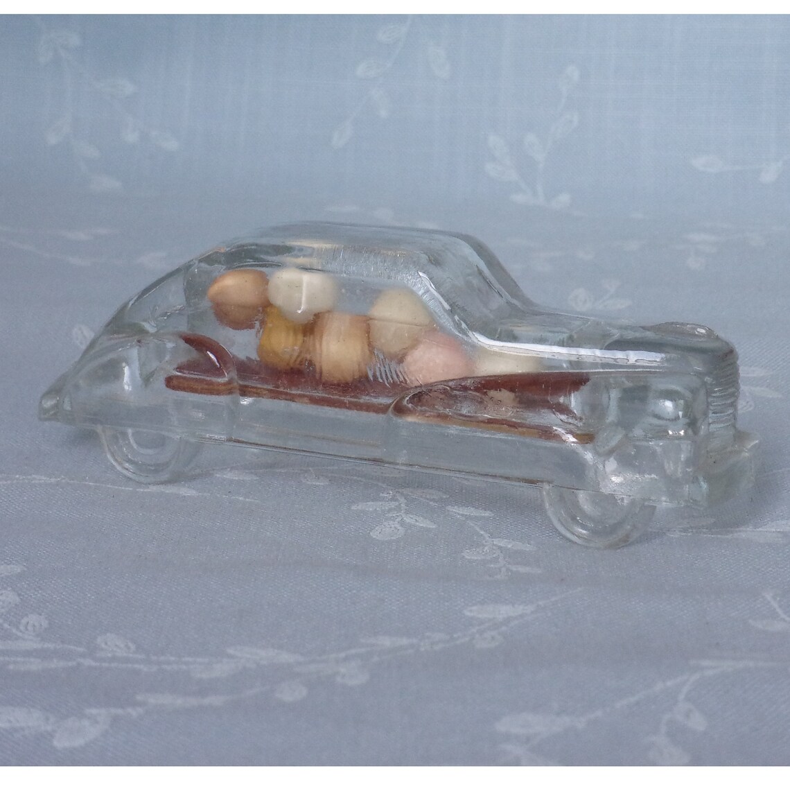 Vintage Figural Car Glass Candy Container. 1940s Victory Toy Etsy